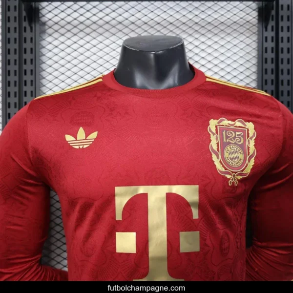 Player Version 24_25 Bayern Munich 125 Anniversary Long Sleeve Jersey - Image 5