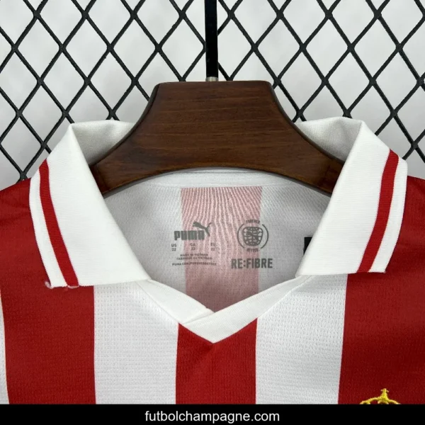 2025_26 Kids Sporting De Gijon Home Kit - Image 8