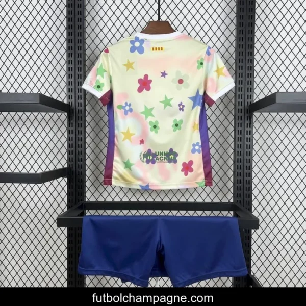 2025_26 KidsBarcelona Flower Special Edition Jersey - Image 4