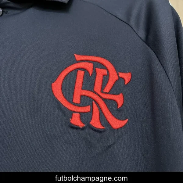 25_26 Flamengo Dark Blue POLO Jersey S-XXXXL - Image 6