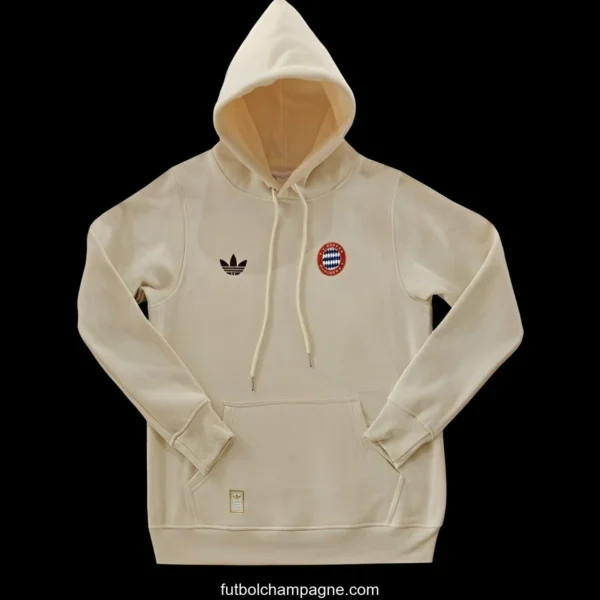 24_25 Bayern Munich Navy_Red_Black_Beige_Grey Hoodie WIth Black Badge - Image 7
