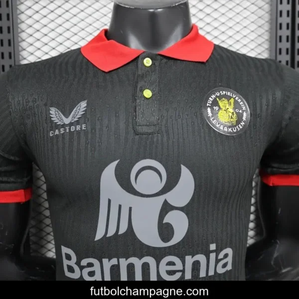 Player Version 24_25 Bayer Leverkusen 120th Anniversary Black Special Jersey - Image 6