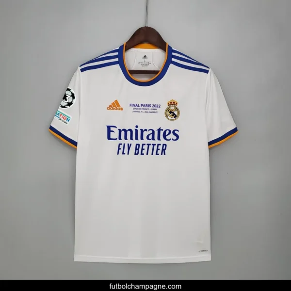 21_22 Real Madrid Final Version Home Soccer Jersey - Image 2