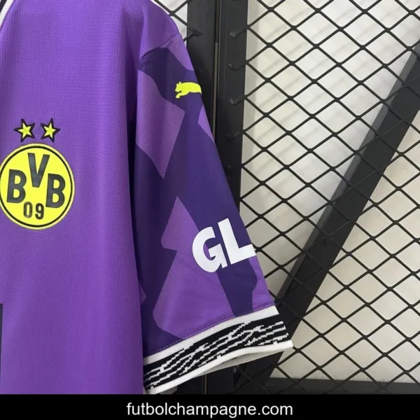 24_25 Borussia Dortmund Purple Goalkeeper Jersey - Image 6