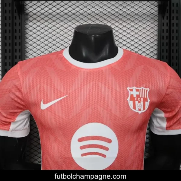 Player Version 25_26 Barcelona Pink with White Trim Jersey - Image 6