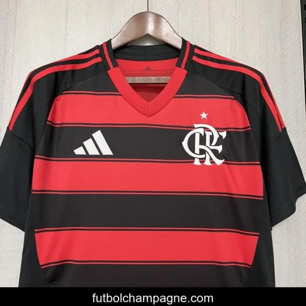 25_26 Flamengo Home Jersey S-XXXXL - Image 6