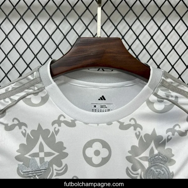 2025_26 Mens Real Madrid Louis Vuitton Joint Edition Jersey - Image 6