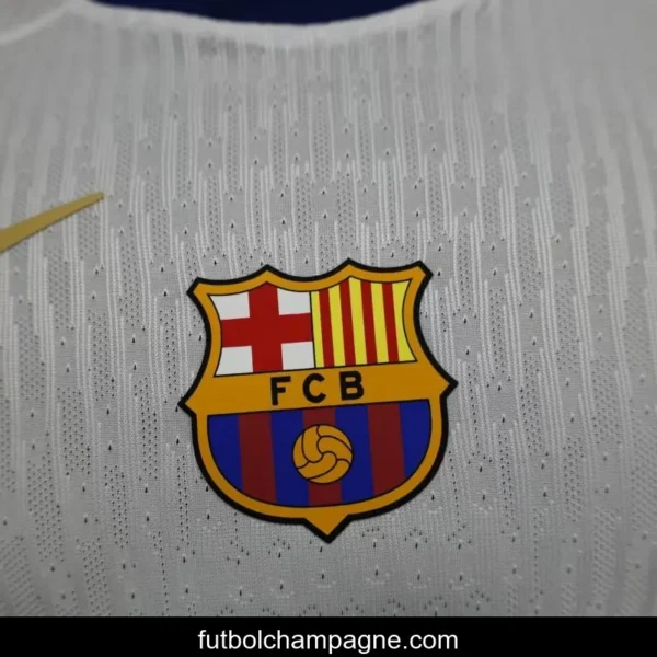 Player Version 24_25 Barcelona 125Th White Special Jersey - Image 9