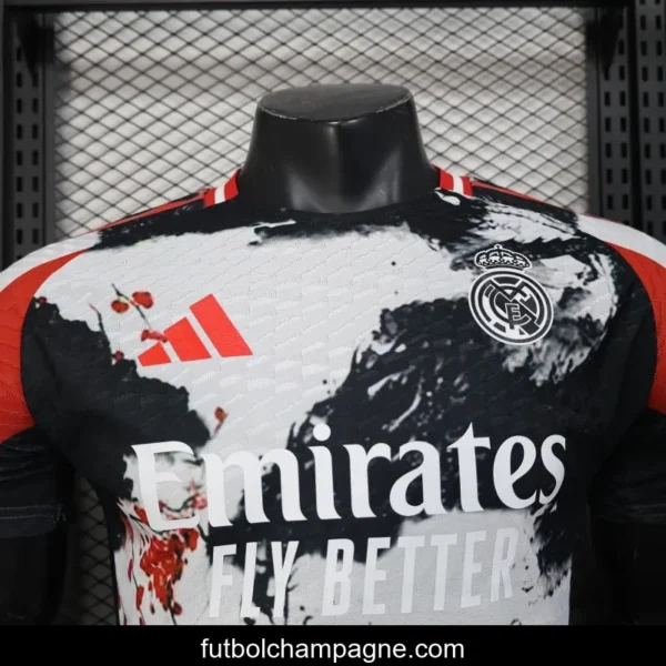 Player Version 25_26 Real Madrid Chinese Ink Painting Style Limited Edition Jersey with Emirates Sponsor - Image 4
