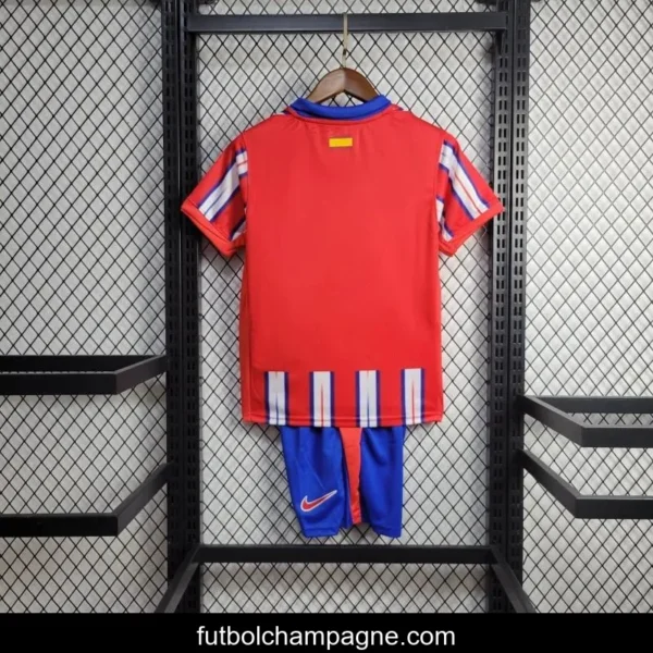 24_25 Kids Atletico Madrid Home 16-28 Jersey - Image 8
