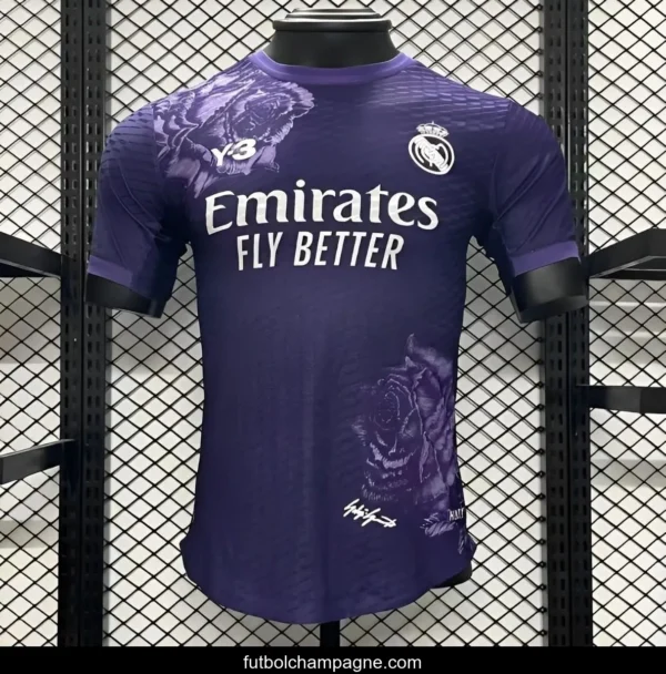 Player Version 24_25 Real Madrid x Yamamoto Purple Jersey - Image 3