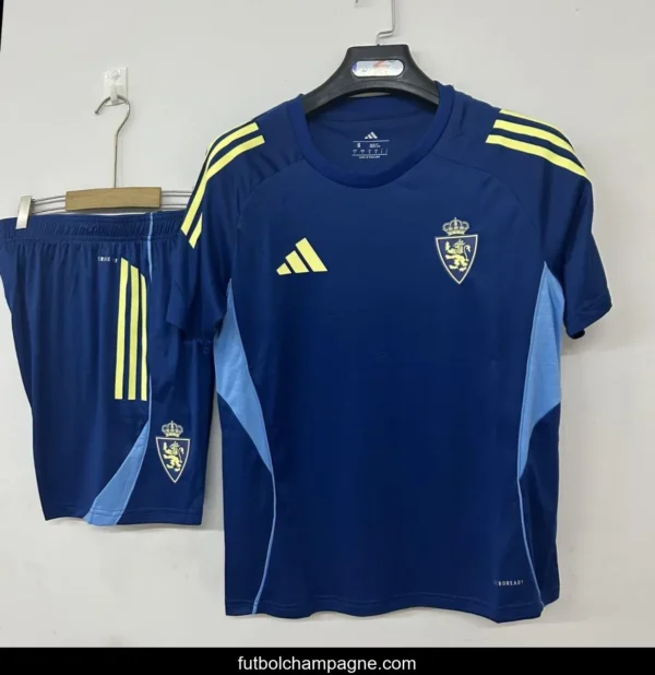 25_26 Real Zaragoza Training Jersey Royal Blue+Shorts - Image 2