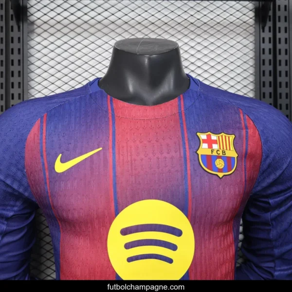 Player Version 25_26 Barcelona Home Long Sleeve Jersey - Image 7