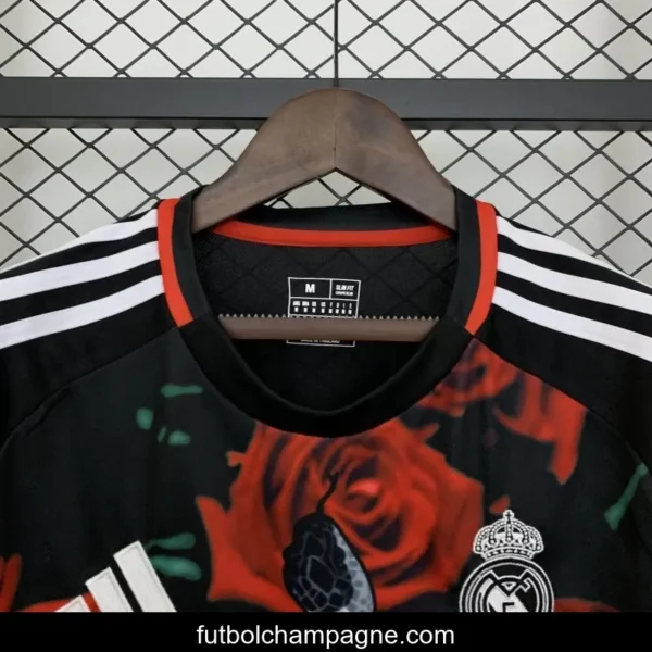 25_26 Real Madrid Special Red Rose Jersey - Image 6