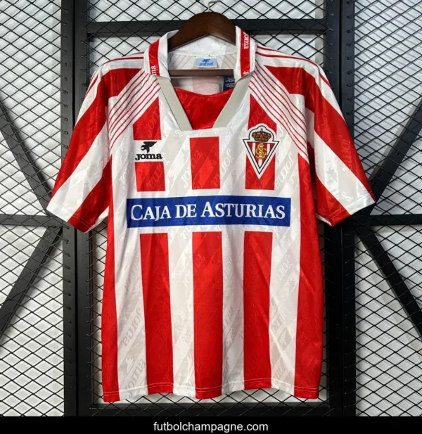 94_95 Retro Sporting Gijon Home Jersey - Image 8