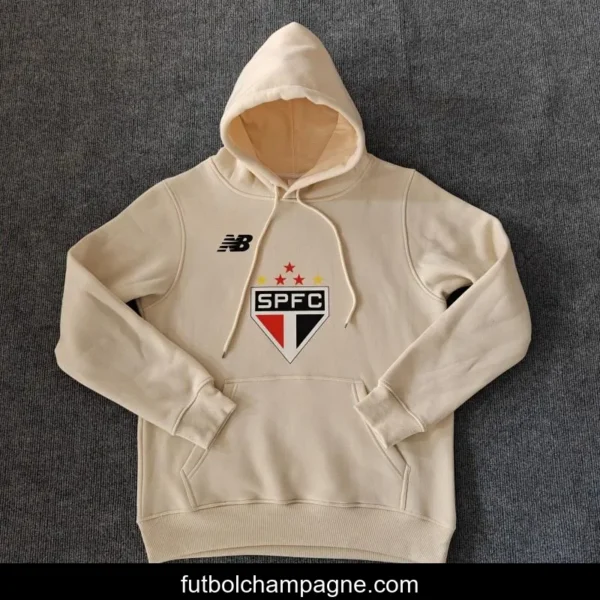 24_25 Sao Paulo Navy_Red_Black_Beige_Grey Hoodie WIth Black Badge - Image 5