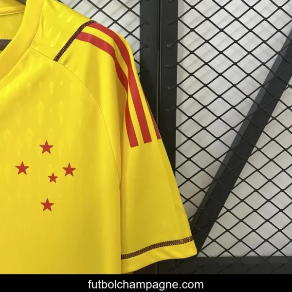 24_25 Cruzeiro Limited Edition Goalkeeper Yellow Jersey - Image 7