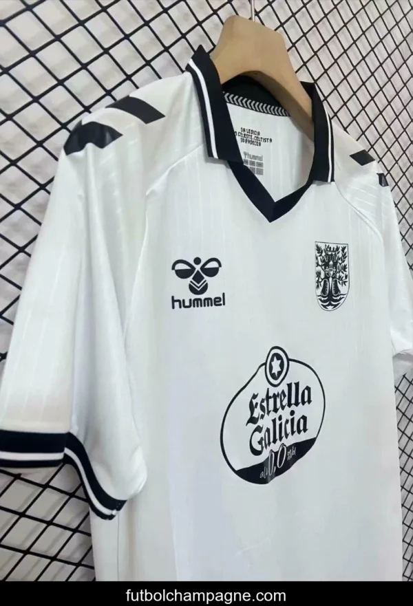 25_26 Celta Vigo 2025 Hummel _Olive Tree of 100 Years_ WHITE Jersey - Image 3