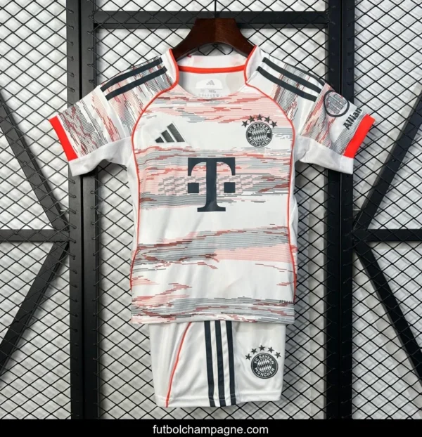 25_26 Kids Bayern Munich Away Size 16-28 Jersey - Image 6