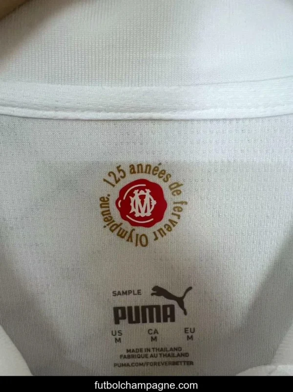 24_25 Olympique Marseille 125th Anniversary White Jersey - Image 6