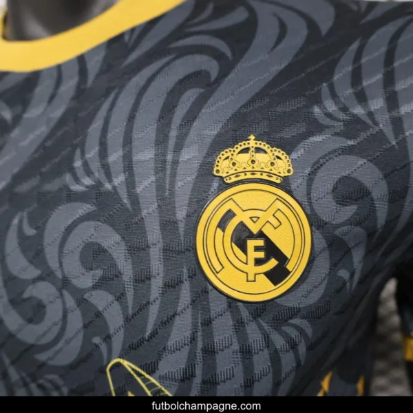 Player Version 24_25 Real Madrid Black_Golden Special Jersey - Image 7