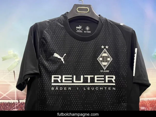 25_26 Borussia Monchengladbach Third Black Jersey - Image 2
