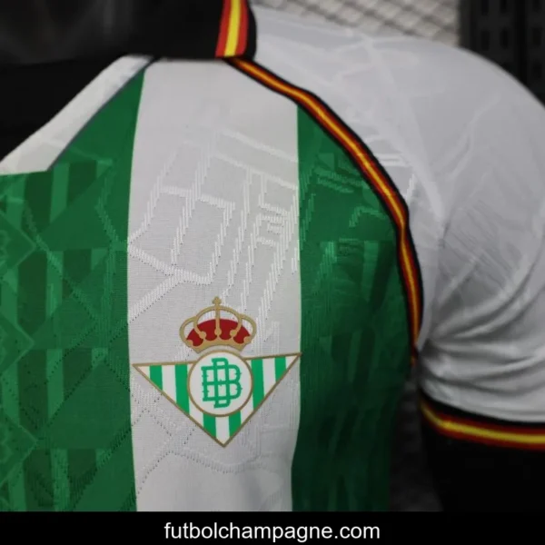 Player Version 25_26 Real Betis Green and White Jersey with Special Edition Design - Image 4