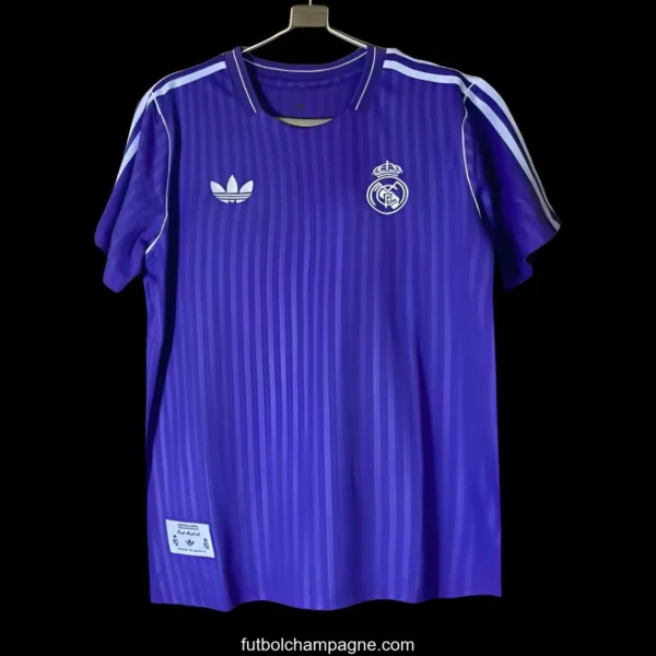 25_26 Real Madrid Adidas Original Purple Icon Jersey - Image 3