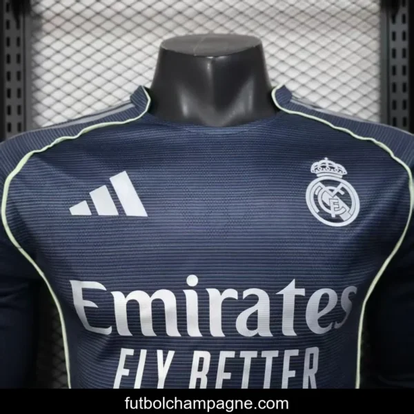 Player Version 25_26 Real Madrid Away Long Sleeve Jersey - Image 13