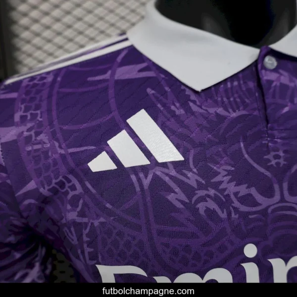 25_26 Player Version Real Madrid Purple Special Edition Jersey - Image 5