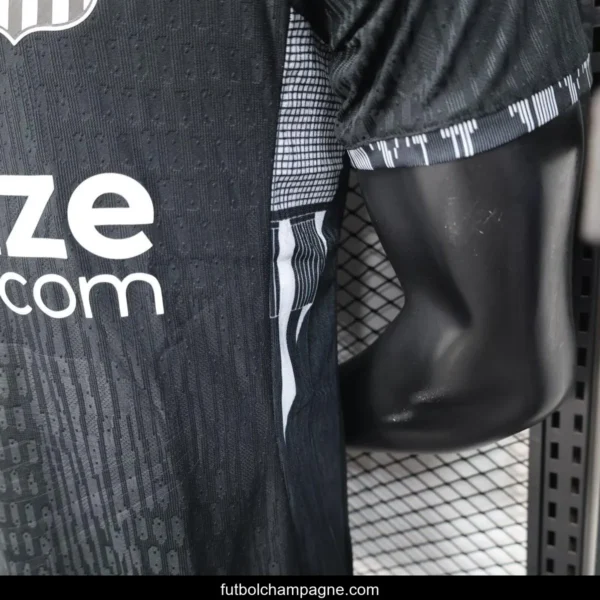 Player Version 25_26 Santos FC Black with Geometric Pattern Jersey - Image 10