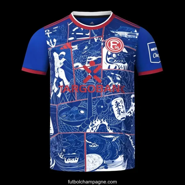 24_25 Fortuna Düsseldorf Daruma Blue Jersey - Image 9