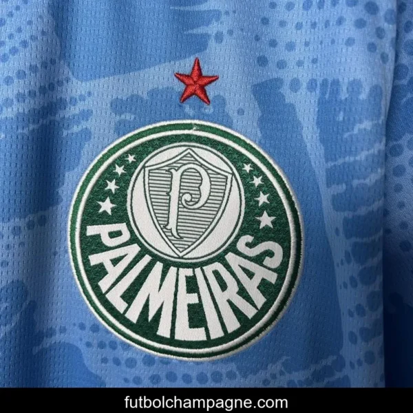 25_26 Palmeiras Goalkeeper Blue Jersey - Image 8