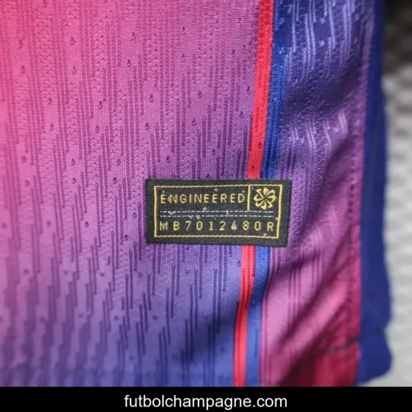Player Version 25_26 Barcelona Home Jersey Without Sponsor - Image 9