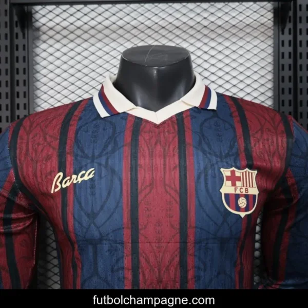 Player Version 25_26 Modernist FC Barcelona Polo Long Sleeve Jersey - Image 6