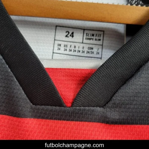 24_25 Kids Flamengo Home Long Sleeves Jersey - Image 7