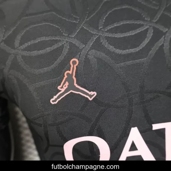 Player Version 25_26 Paris Saint-Germain PSG Black Pre-Match Jersey - Image 7