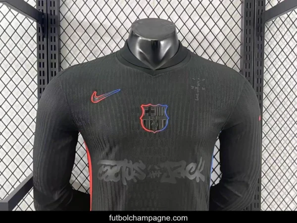 Player Version 24_25 Barcelona x Travis Scott Away Long Sleeve Jersey - Image 8