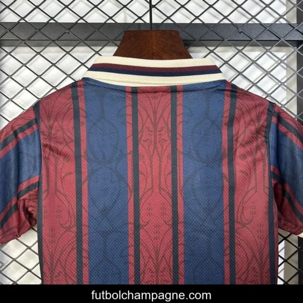 25_26 Kids Modernist FC Barcelona Polo Long Sleeve Jersey - Image 9