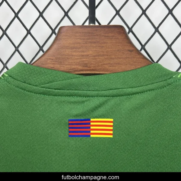 2025_26 Kids Barcelona Goalkeeper Green Kit - Image 8