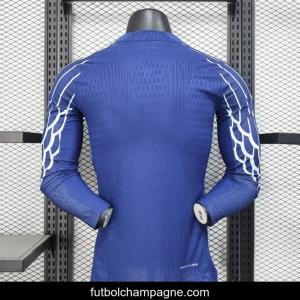 24_25 Player Version PSG Forth Blue Long Sleeve Jersey - Image 7
