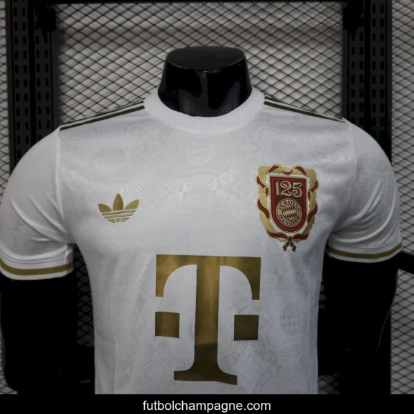 2024_25 Player Version Bayern Munich 125 Anniversary White Jersey - Image 6