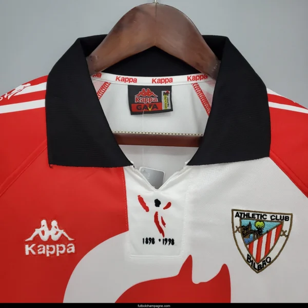 Retro 97_98 Athletic Bilbao home Soccer Jersey - Image 5