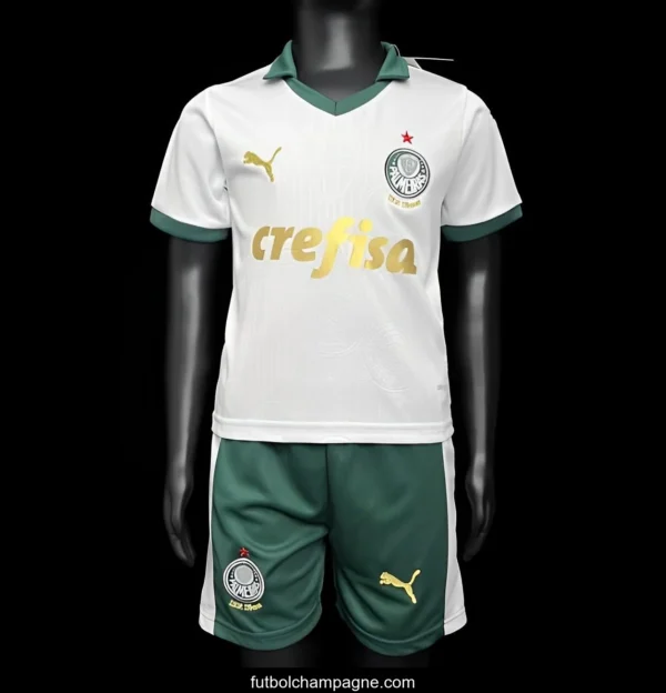 24_25 Kids Palmeiras Away White Jersey - Image 8