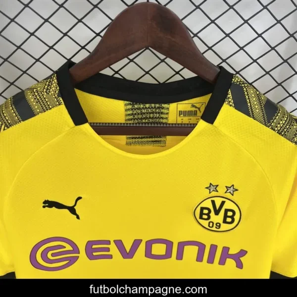 19_20 Retro Borussia Dortmund Home Jersey - Image 8