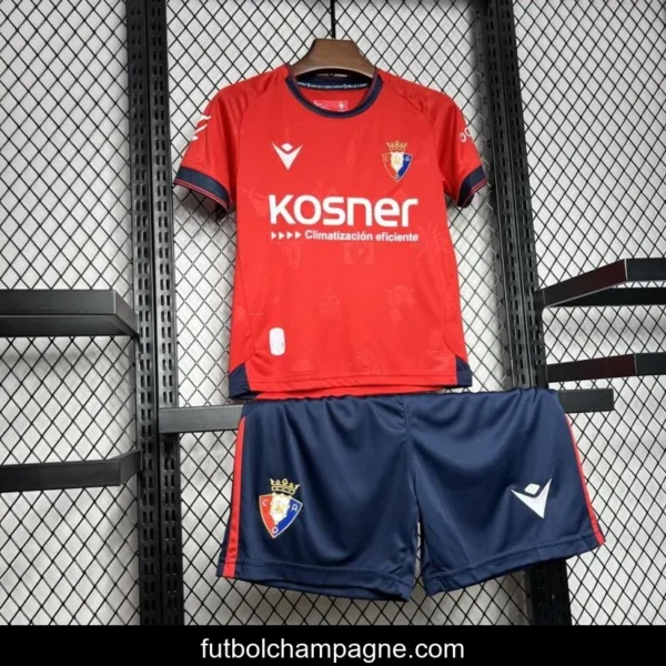 24_25 Kids Osasuna Home Jersey - Image 6