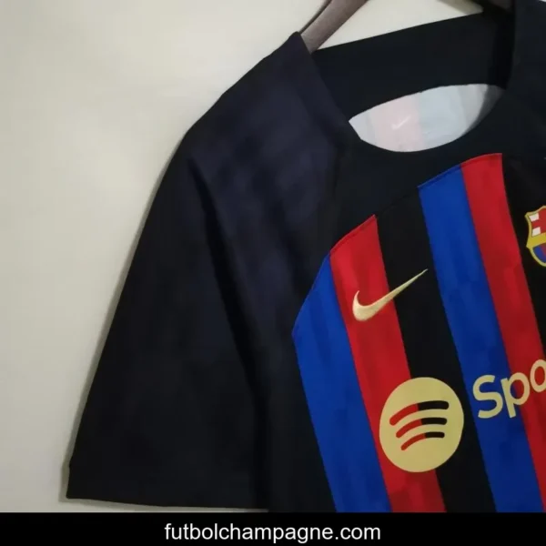 22 23 Barcelona Home Soccer Jersey - Image 7