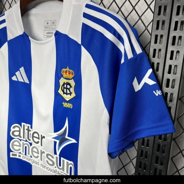 24_25 Recreativo Huelva Home Jersey - Image 8