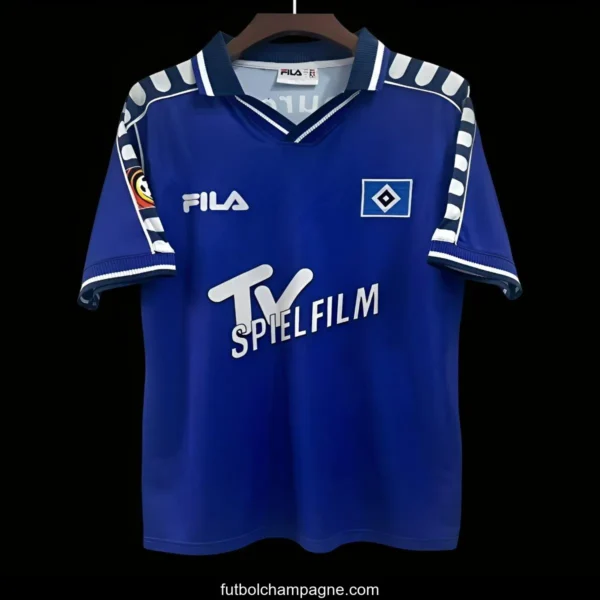 Retro 00_01 Hamburger SV Away Blue Jersey - Image 3