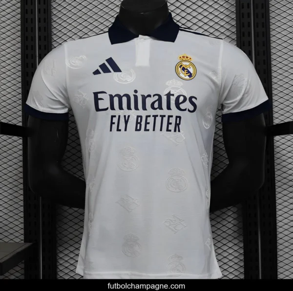 Player Version 24_25 Real Madrid White Pre-Match Jersey - Image 5